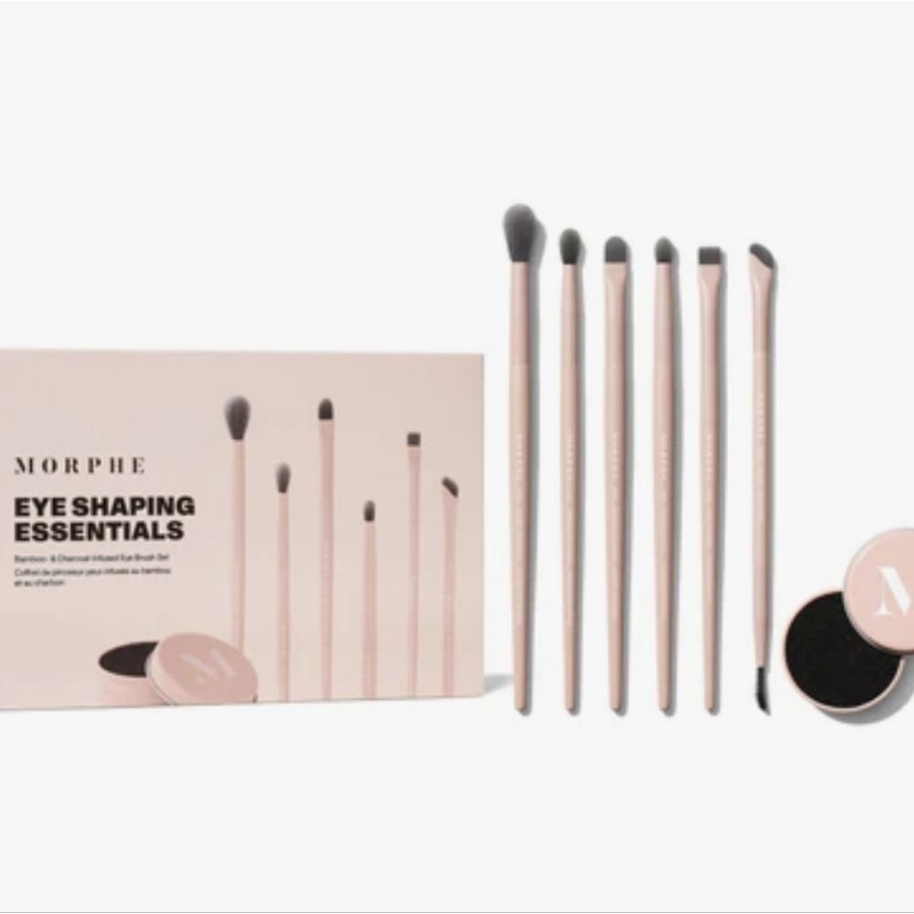 Morphe Eye Shaping Essentialis Bamboo & Charcoal Infused Eye Brush Set - Picture 6 of 11